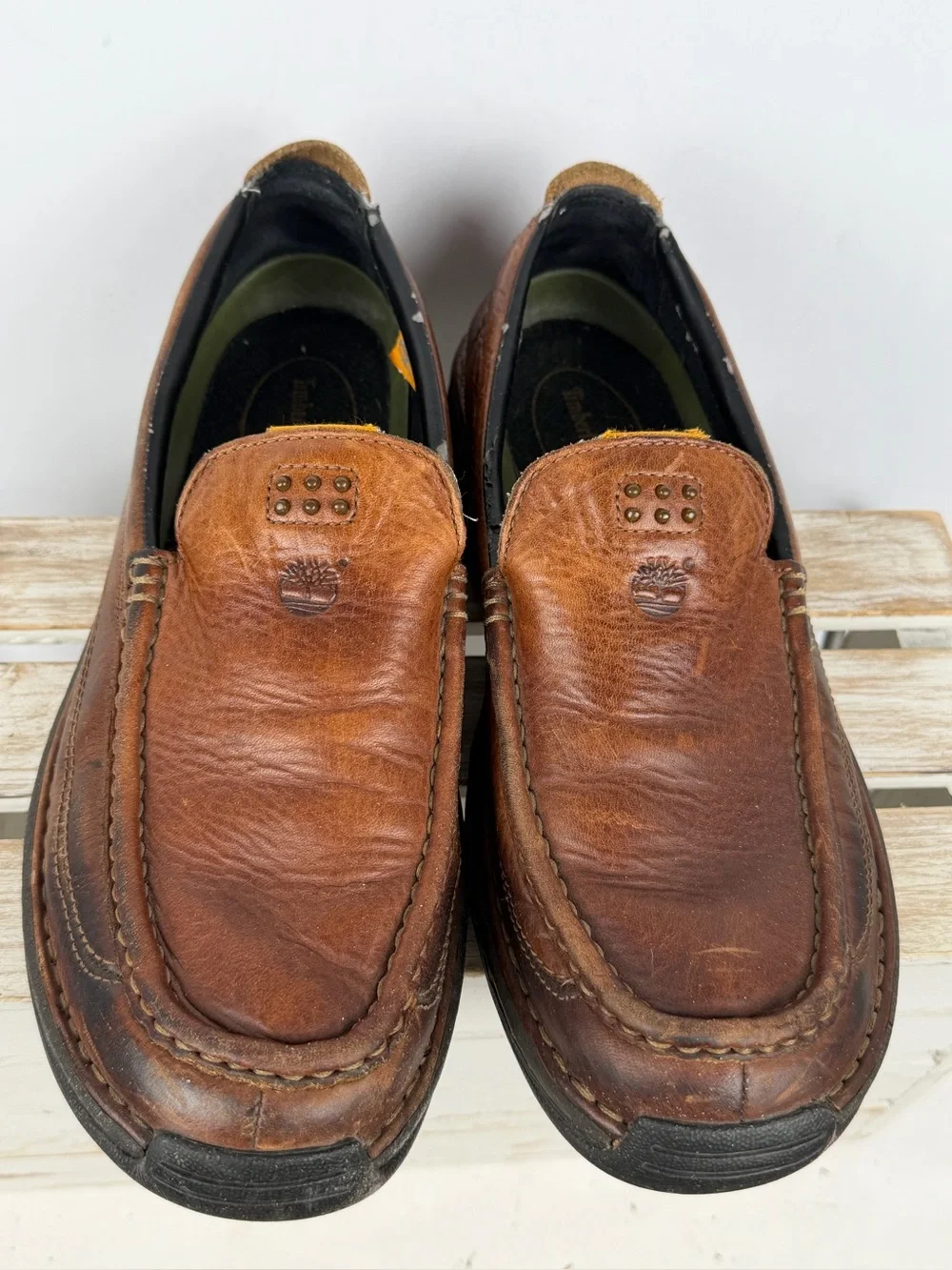 Timberland brown leather